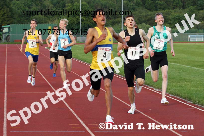 BMC 1500 metres, BMC, Chester le Street, July 19th. Photo: David T. Hewitson/Sports for All Pics